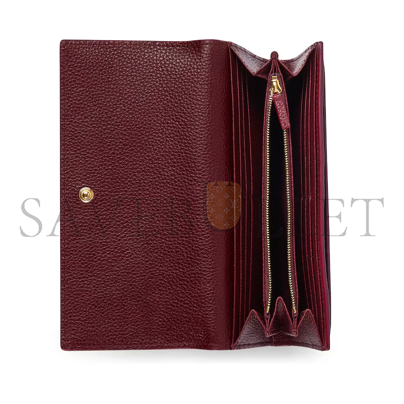 GUCCI BI-COLOR GG MARMONT CONTINENTAL WALLET 456116 (19*10*3.5cm) GUCCI BI-COLOR GG MARMONT CONTINENTAL WALLET 456116 (19*10*3.5cm)